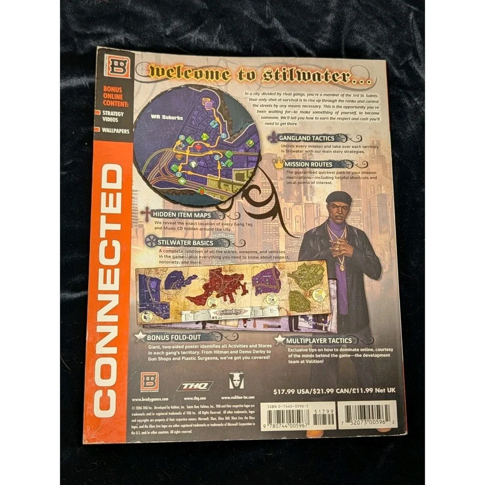 Saints Row‎ Official Strategy Guide BradyGames Xbox 360 Signature Series Maps